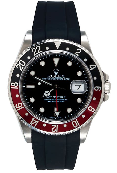 rolex pepsi rubber strap